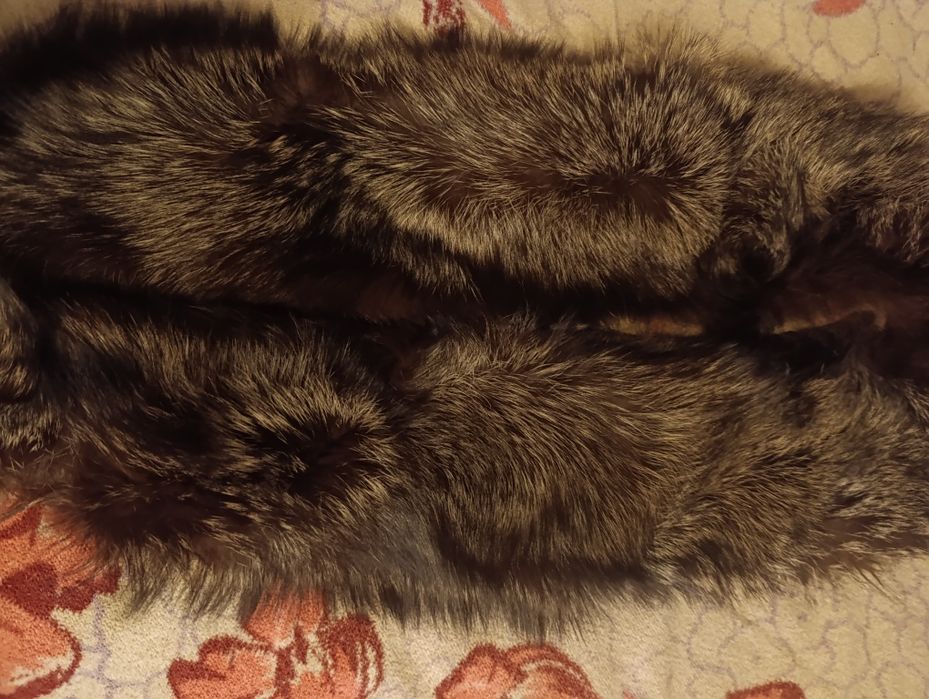 Воротник чернобурка