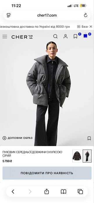 Зимовий пуховик Cher 17