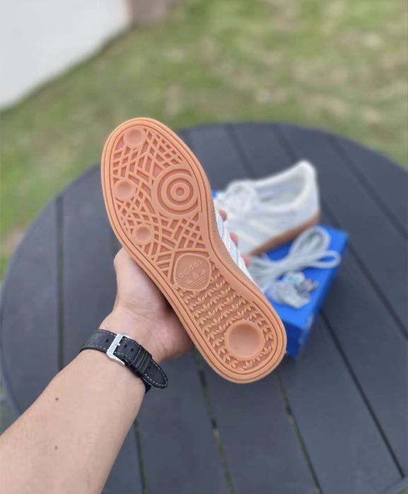 Adidas Handball Spezial Wonder Silver Off White Gum Premium Оригинал Кроссовки  Женские Новые Размеры