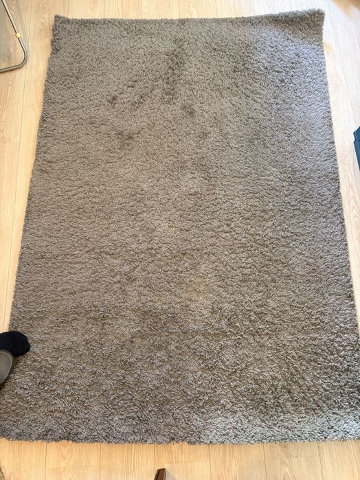 Tapete grande cinzento Hampen IKEA