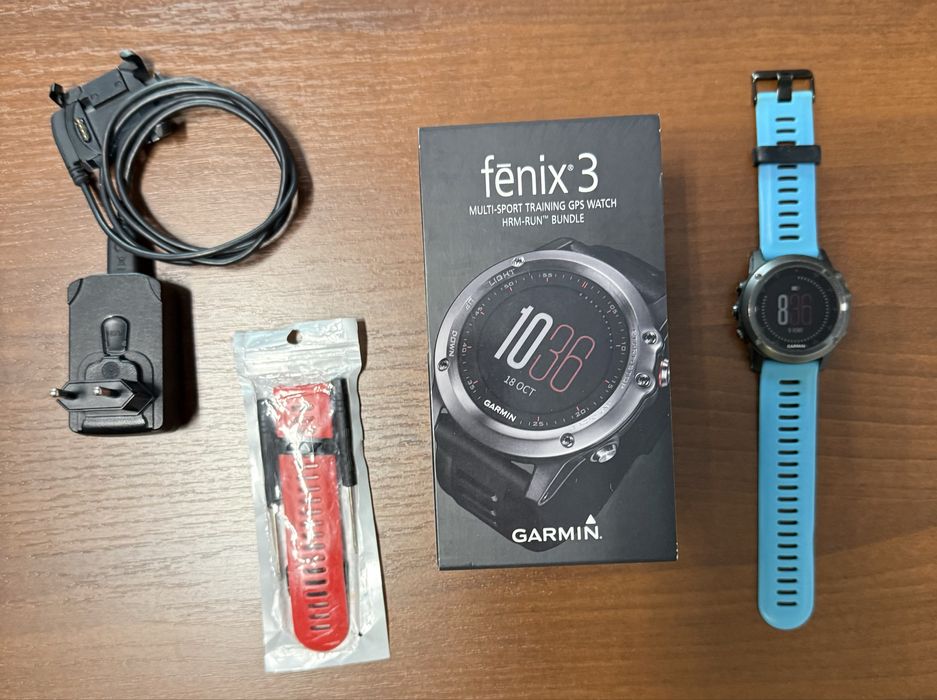 Smartwatch Garmin Fenix 3 - stan b.dobry + dodatkowy pasek gratis