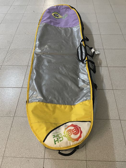 Capa de prancha de viagem sarcófago