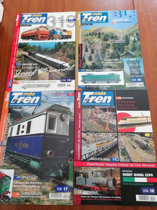 Revistas de modelismo ferroviário