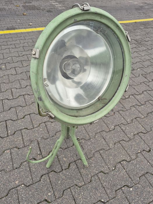 Lampa industrialny Siemens. Lampa stojak loft.