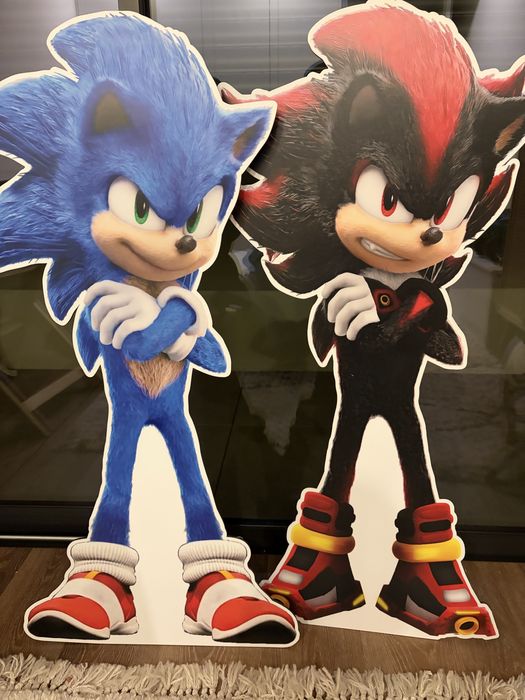 Imagens sonic e shadow 90cm