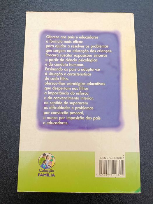 Livro "Os Problemas dos Filhos", de Bernabé Tierno