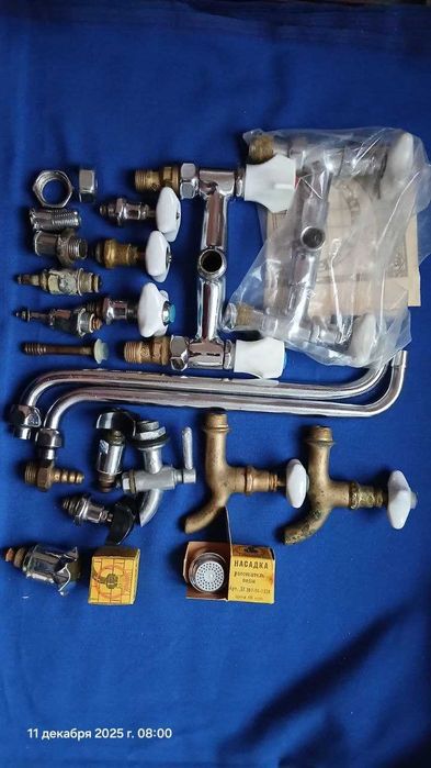 кран водяной бронзовый, смеситель