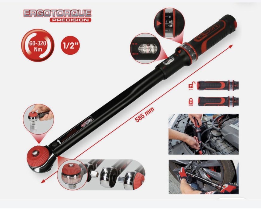 KS Tools F03_T-500 Nm model 60105 – klucz dynamometryczny
