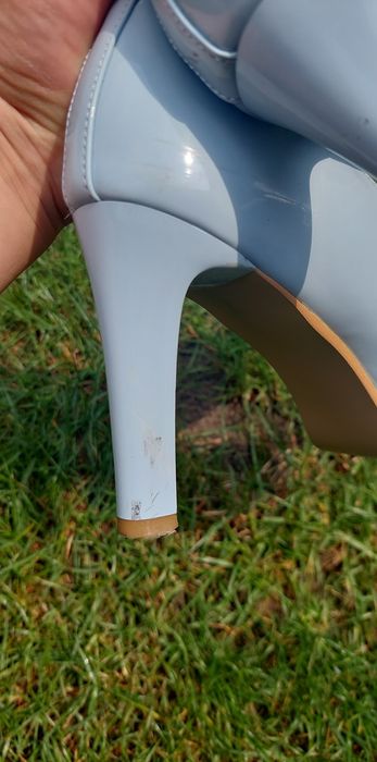 Buty wysokie niebieskie 40