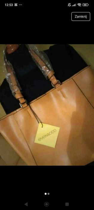 Torba  shopper  Even&odd  nowa carmel cudna