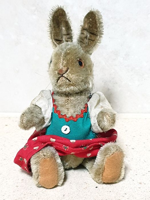 Antigos coelhinhos Margarete Steiff dos anos 50/60