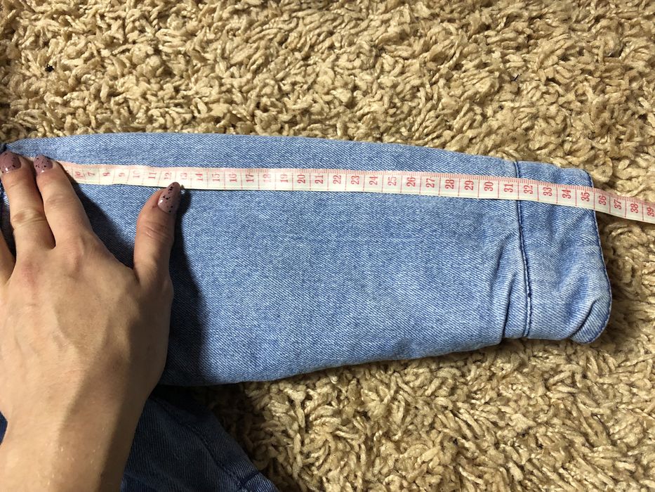 Джинсова парка утеплена, куртка джинсова