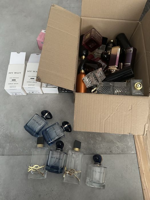 Puste flakony po perfumach