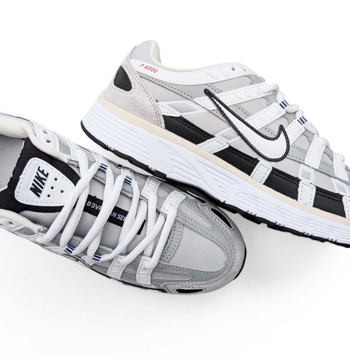 Термо кросівки Nike p-6000 сірі водостійкі з утепленням