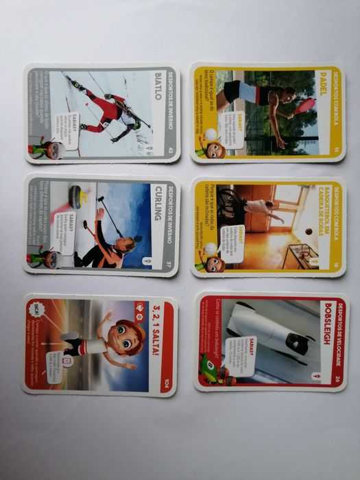 Cartas Super Desportos (baralho ou à unidade) - COMPLETE A SUA COLEÇÃO