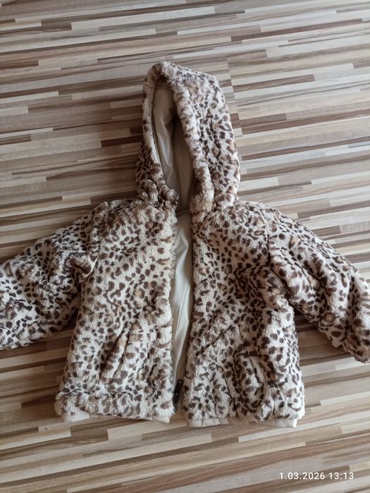 Kurtka przejściowa Zara dla dziewczynki dwustronna