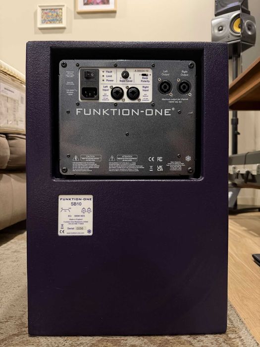 Funktion-One F81 + SB10A | Sistema de Som Completo