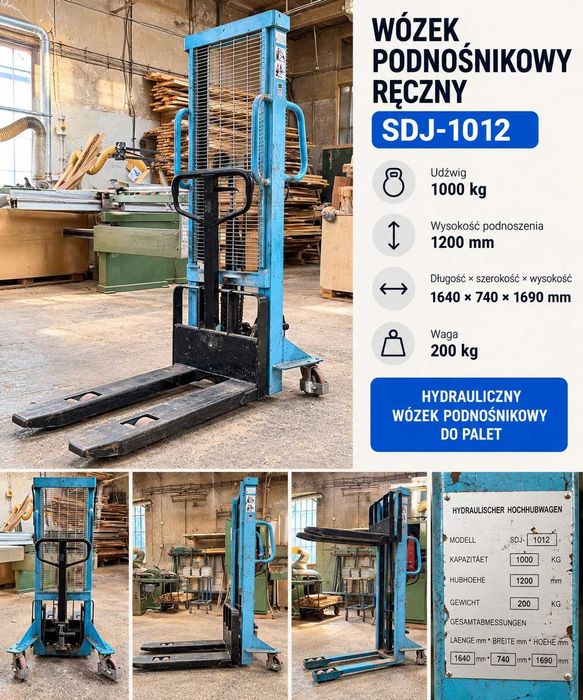 Wózek masztowy paleciak