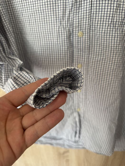 Koszula Polo Ralph Lauren L logowana krata plus size elegancka