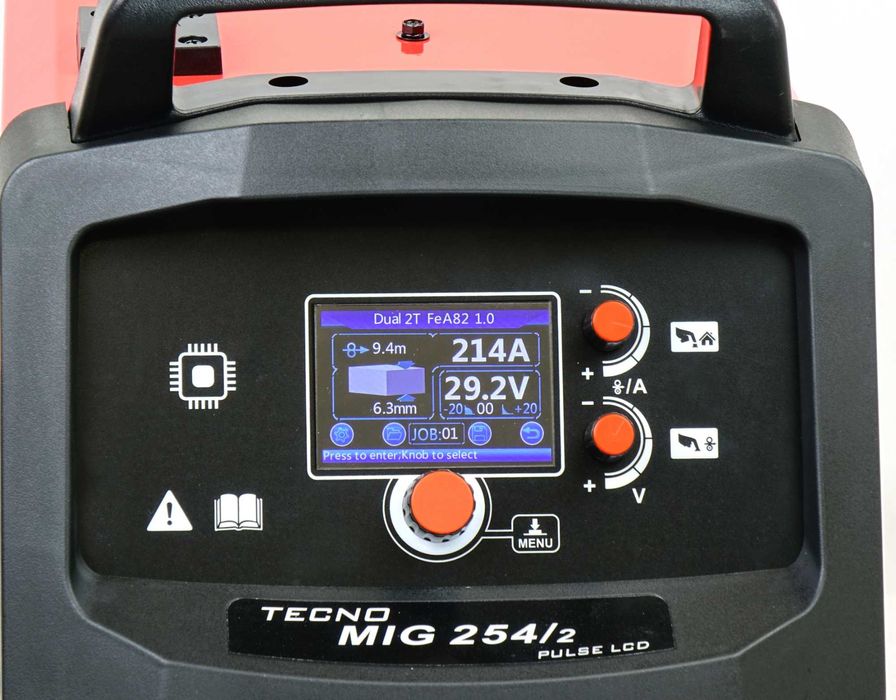 Spawarka migomat Mig/Mag TECNO MIG 254/2 puls 230/400V Aluminium FV