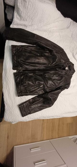 kurtka ze skóry Camp David,,,White