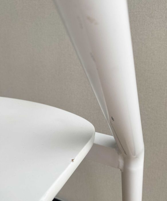 Krzesło białe duńskie nowoczesne | skandynawski design | do stołu