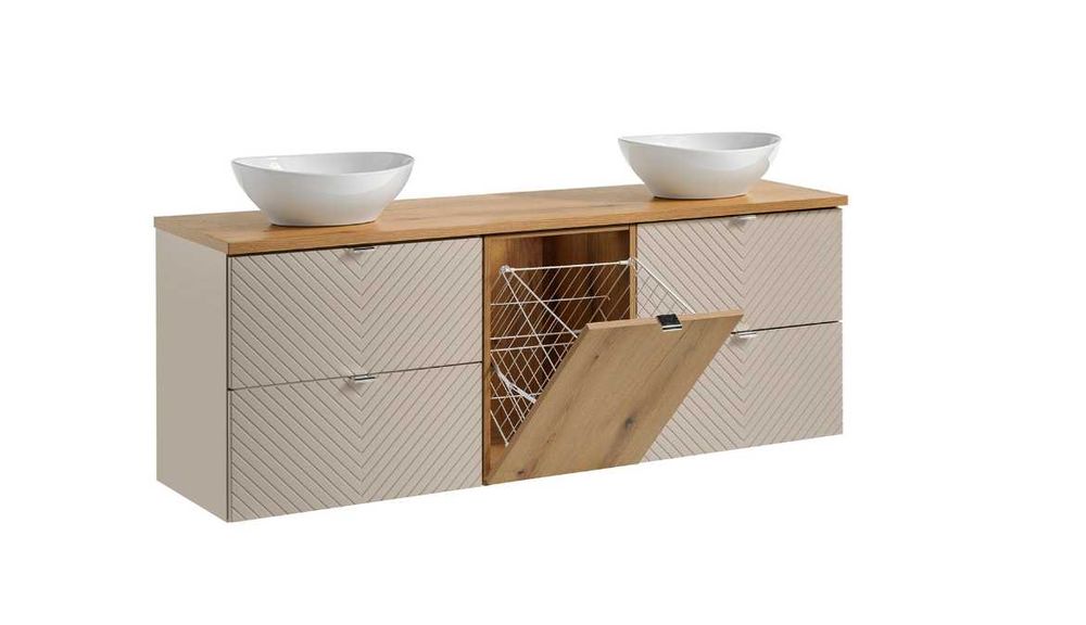 Móvel WC 2 Lavatórios com tulha NOVO