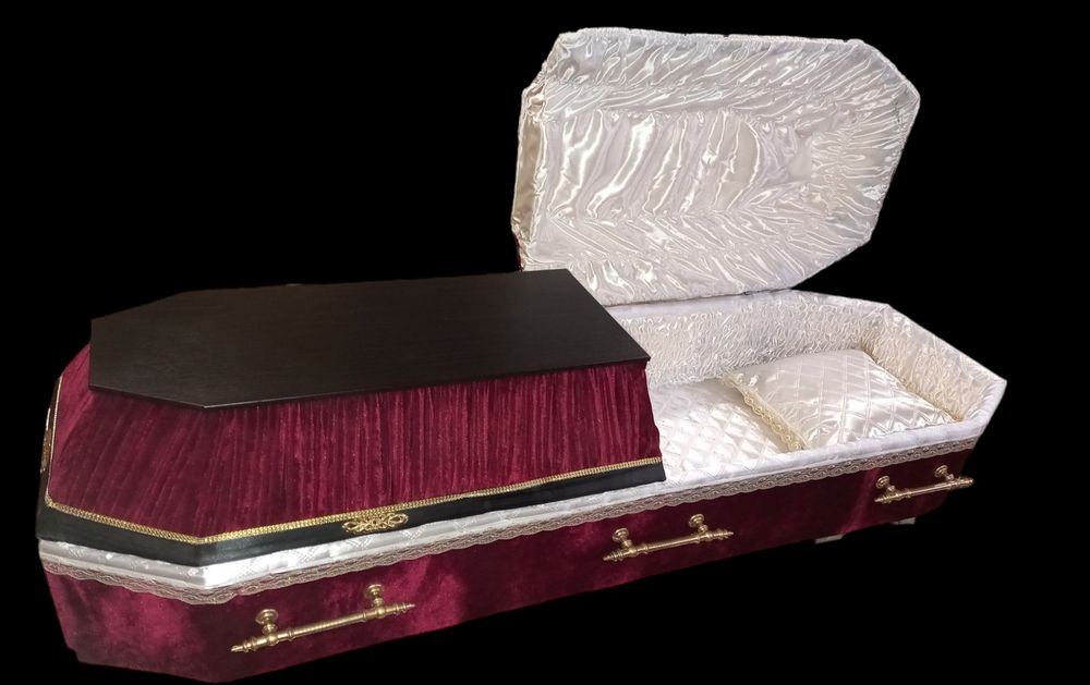 Тканевые гробы, домовини,труни,от производителя.