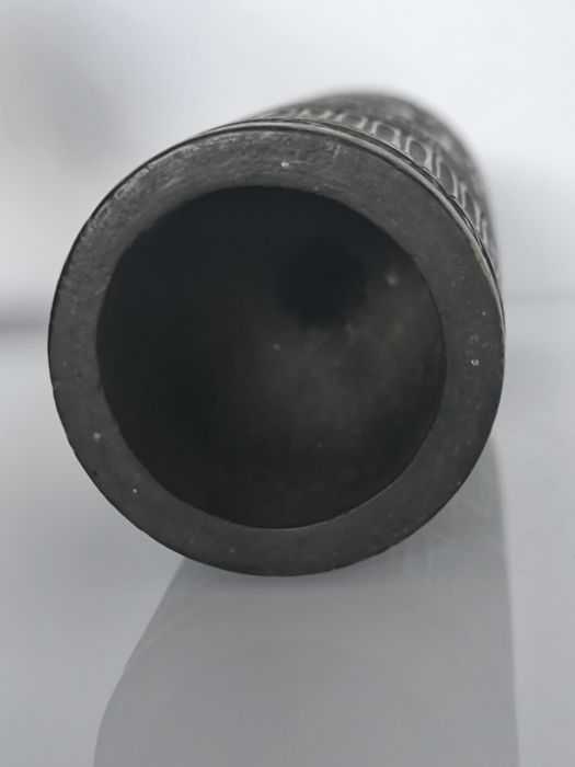 Przedwojenny wazon drewniany rzeźbiony Huculski Hucuł