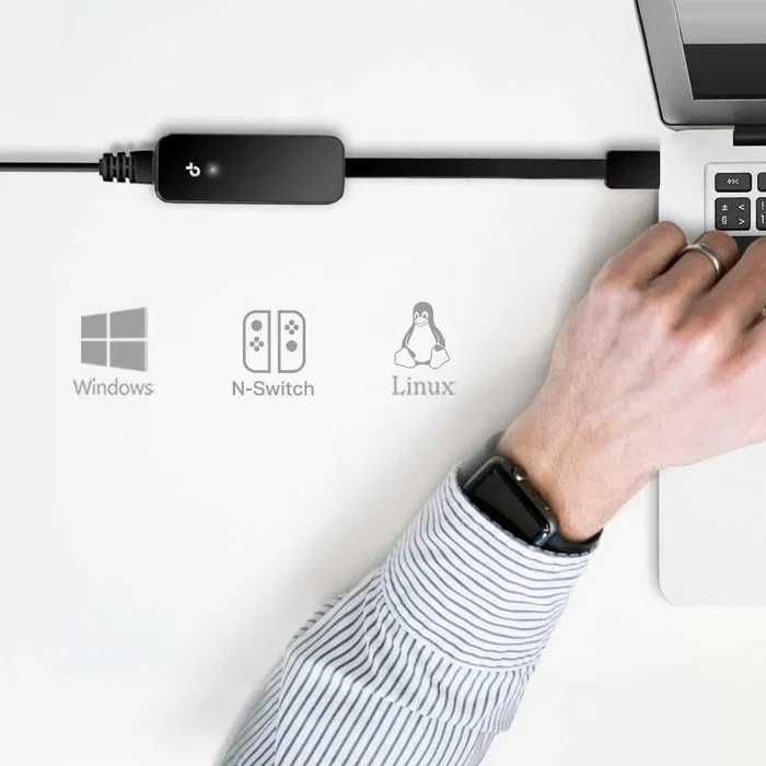 TP-Link UE306 USB 3.0 para Ethernet Gigabit RJ45 Adaptador LAN Laptop PC Nintendo Switch NOVO