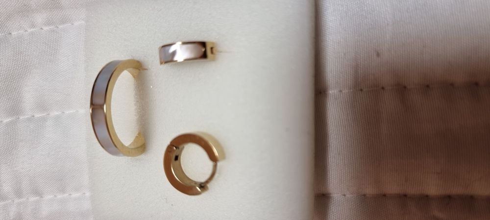 kolczyki z masą perlowa