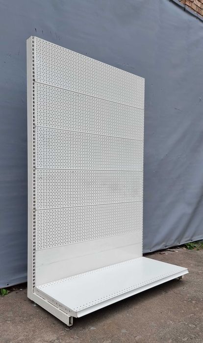 Торговий перфорований стеллаж "Модерн Експо" 200х125 см., Б/у 10042