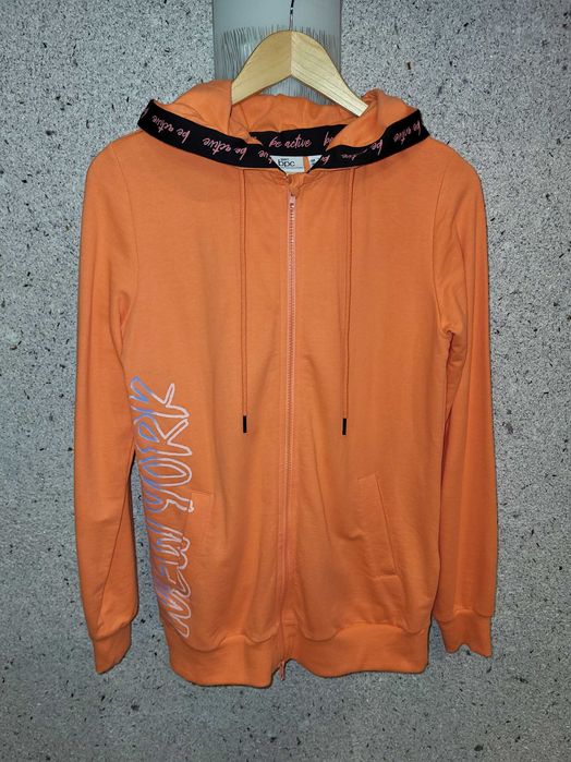 Pomarańczowa bluza damska