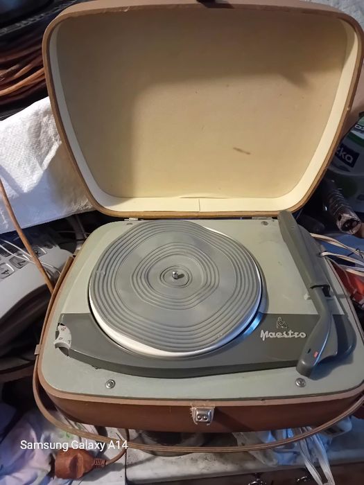 Gramofon Maestro Fonika stary lata 60