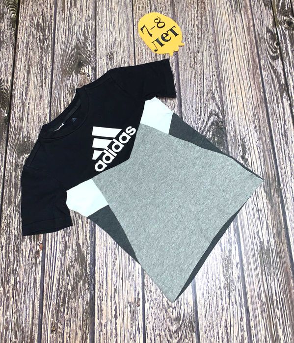 Футболка Adidas для мальчика 7-8 лет. 122-128 см
