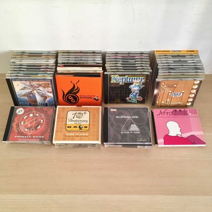 CDs música dança portuguesa - Kaos Records - X-Club etc