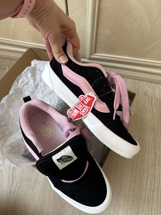 ФАВОРИТ! Vans KNU Skool Black Pink 40,5 (26 см)