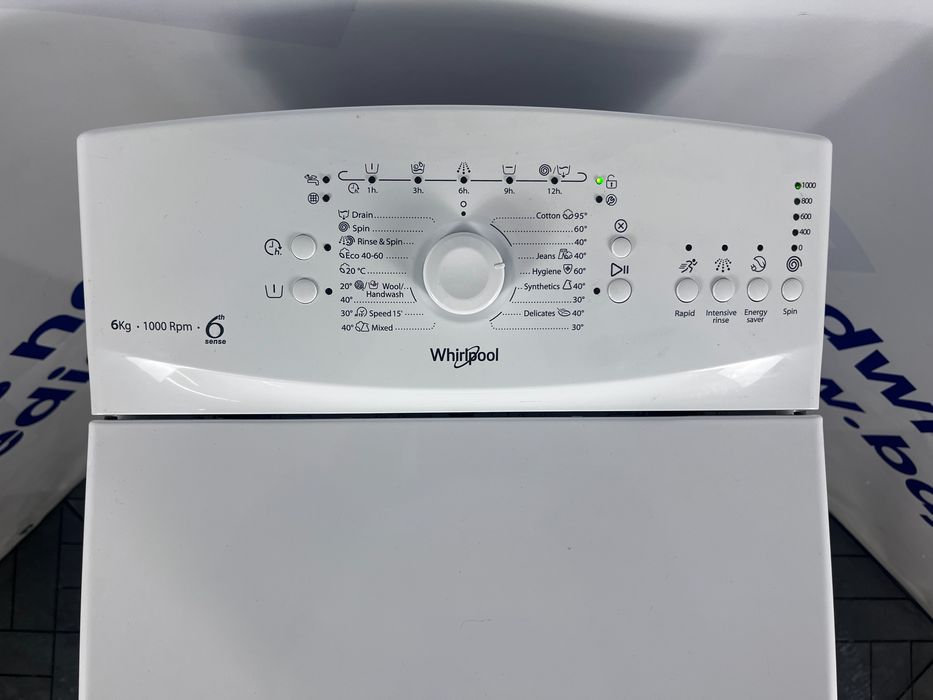 Pralka Whirlpool Od Góry Ładowana 6 Kg/1000 Ob /A+ /Dostawa/Gwarancja