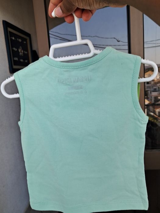 Camisa  verde bebé ( 0-6 meses) Novo Urban Irish
