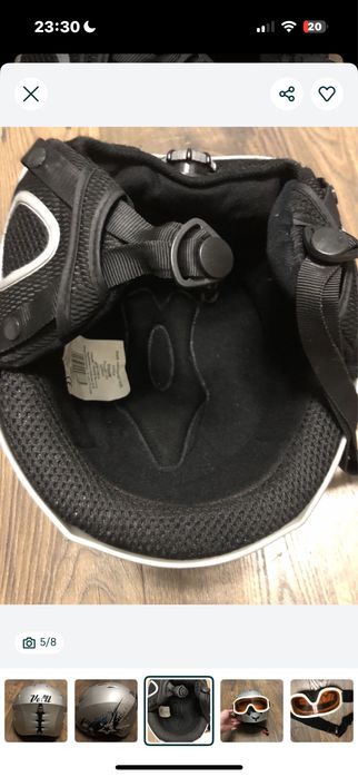 Kask narciarski 53-54cm + gogle gratis