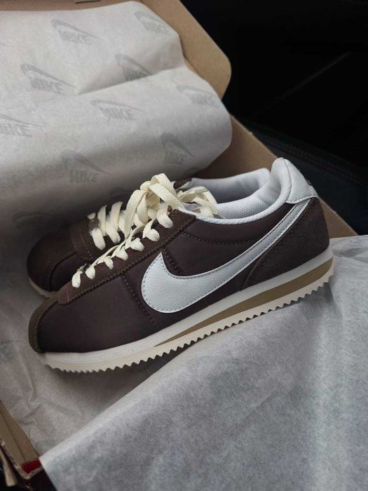 Кросівки Nike Cortez Brown / кроси Найк Кортез коричневого кольору