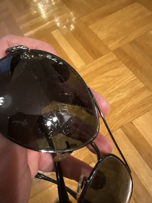 Okulary RayBan z polaryzacja + etui