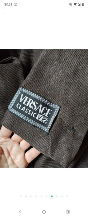 Діловий офісний вельветовий костюм шоколадний versace