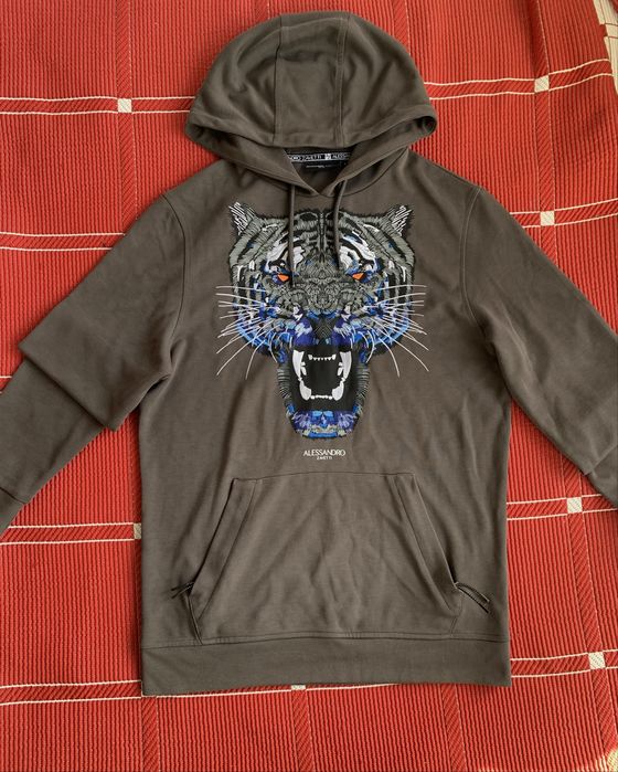 Hoodie Alessandro Zavetti com Estampa de Tigre