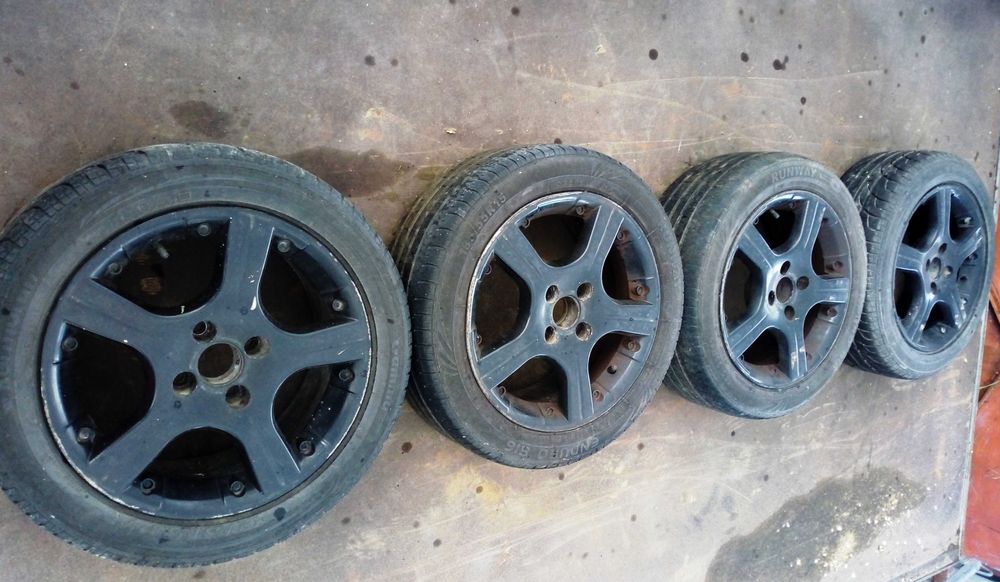 Jantes 15" 4*100 com pneus