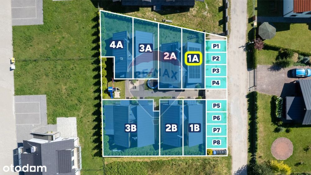 Dom 330 m od zejścia na plażę: Mielenko 1A