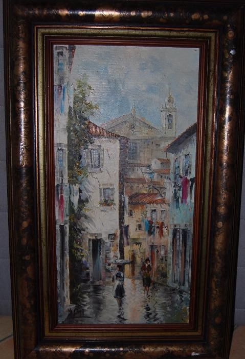 Pintura a óleo do Mestre Manuel Lima