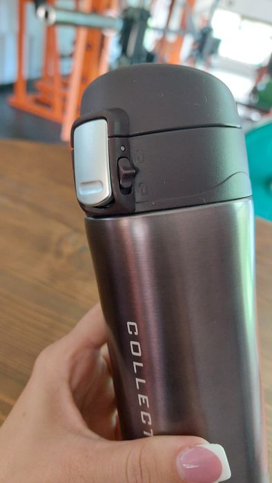 Термос металевий Maestro collection 450мл з фіксатором