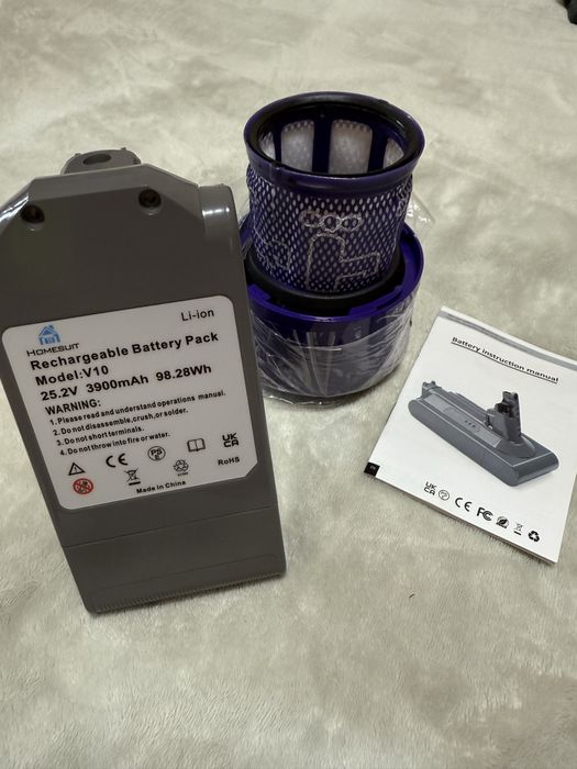 Акумулятор PowerPlant для пилососа Dyson V10 25.2V 2.5Ah Li-ion