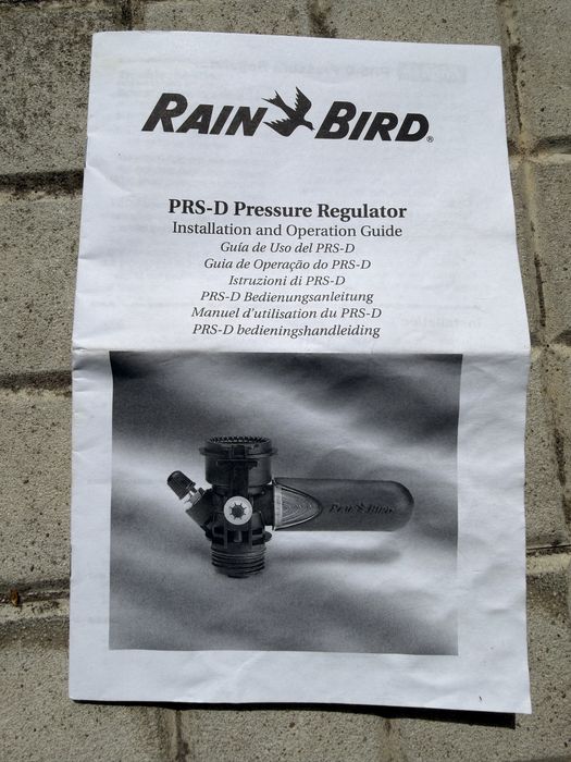 Regulador de Pressão Rainbird